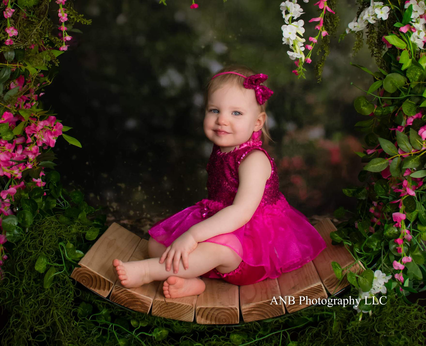 Kate Rosa Blumengarten Frühling Hintergrund für Fotografie von Pine Park Collection - Kate Backdrop.de