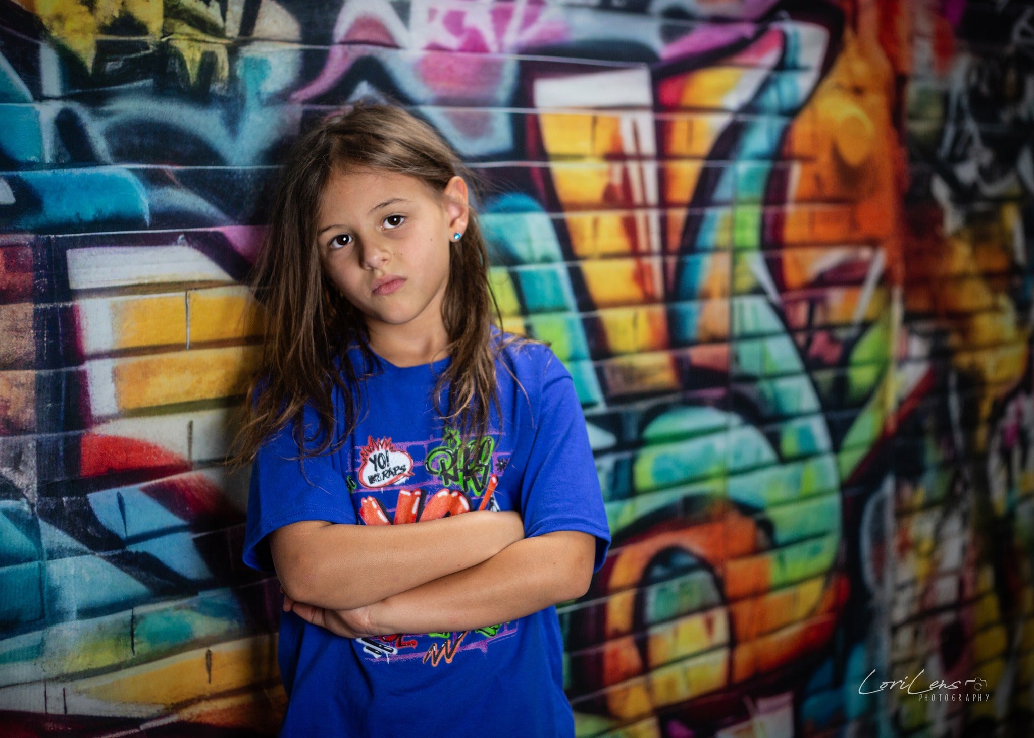 Kate Urbaner Graffiti Wandhintergrund von Mandy Ringe Fotograf - Kate Backdrop.de