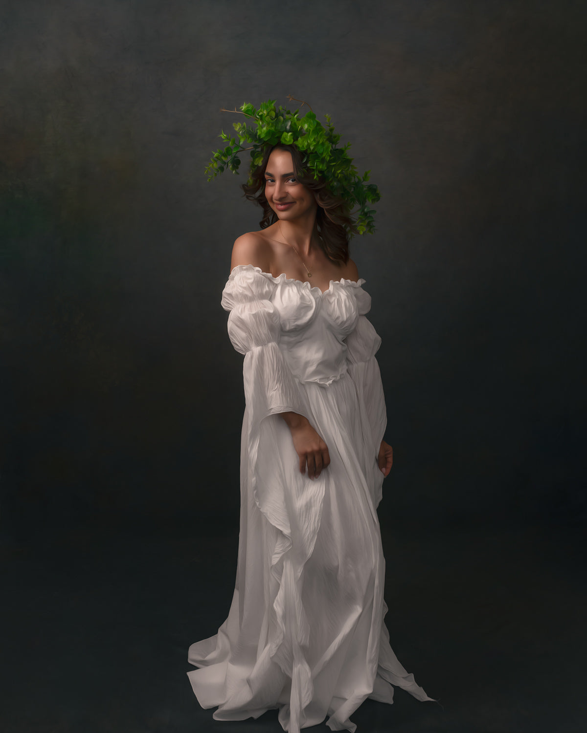 Kate Abstrakt Klein Grün Grau Hintergrund von Chain Photography - Kate Backdrop.de