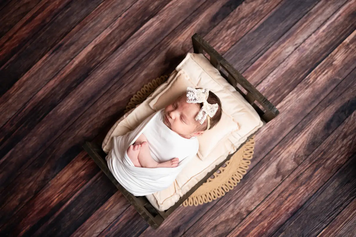 Kate Brown Wood Grain White Wood Plank Textur für Fotografie - Kate Backdrop.de