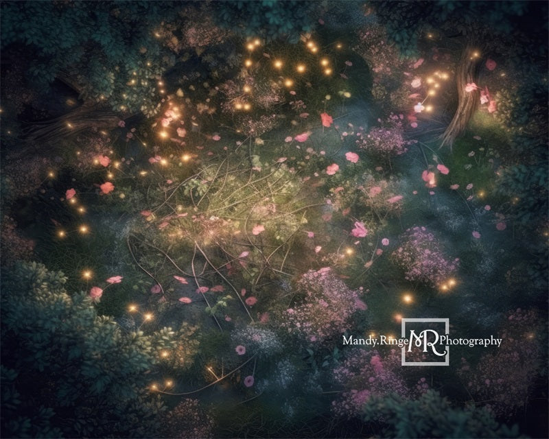 Kate Verzauberte Frühling Fee Wald Gummi Bodenmatte von Mandy Ringe Fotograf - Kate Backdrop.de