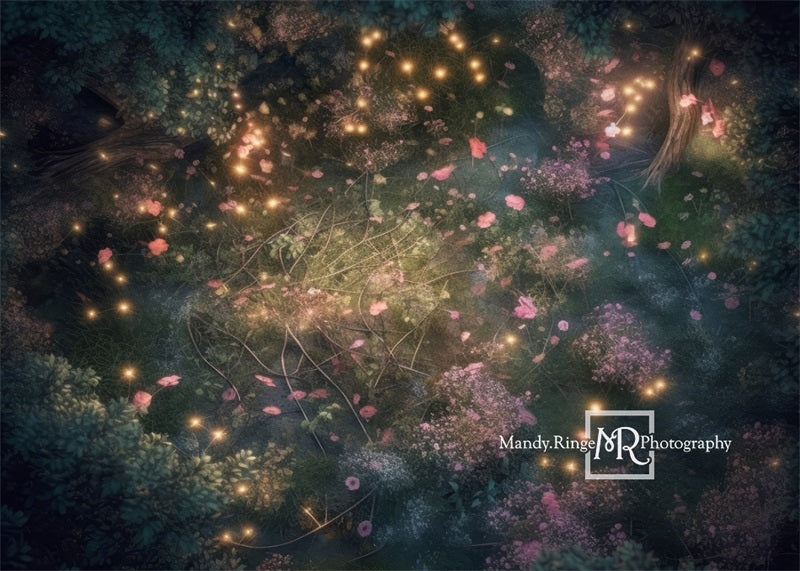 Kate Verzauberte Frühling Fee Wald Gummi Bodenmatte von Mandy Ringe Fotograf - Kate Backdrop.de