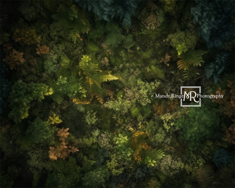 Kate Forest Greenery Bodenmatte aus Gummi von Mandy Ringe Fotograf - Kate Backdrop.de