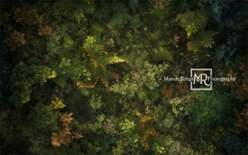 Kate Forest Greenery Bodenmatte aus Gummi von Mandy Ringe Fotograf - Kate Backdrop.de