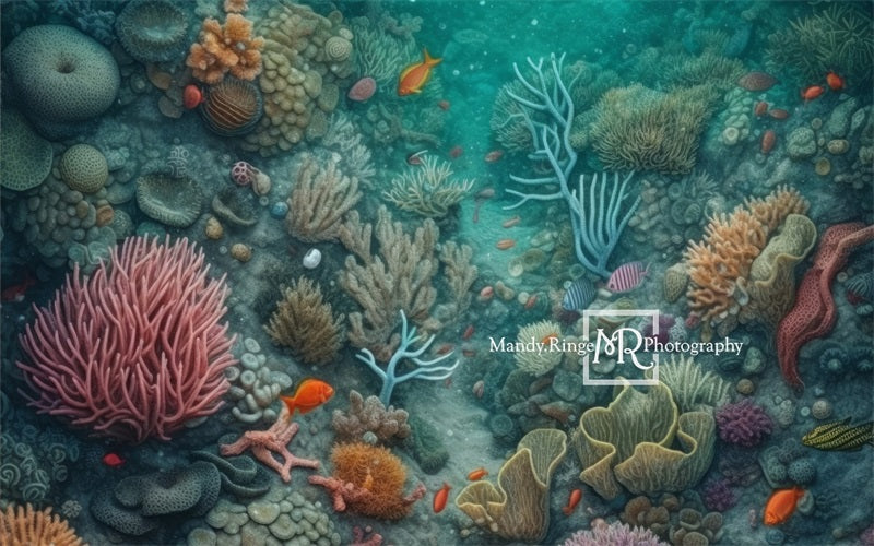 Kate Sommer Unterwasser Ozean Riff Gummibodenmatte von Mandy Ringe Fotograf