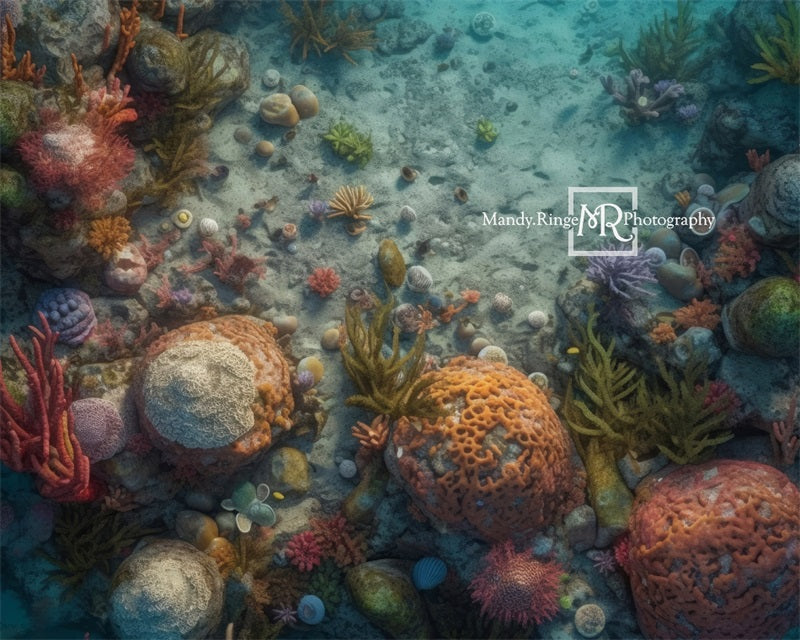 Kate Sommer-Unterwasser-Ozean-Szene Gummibodenmatte von Mandy Ringe Fotograf
