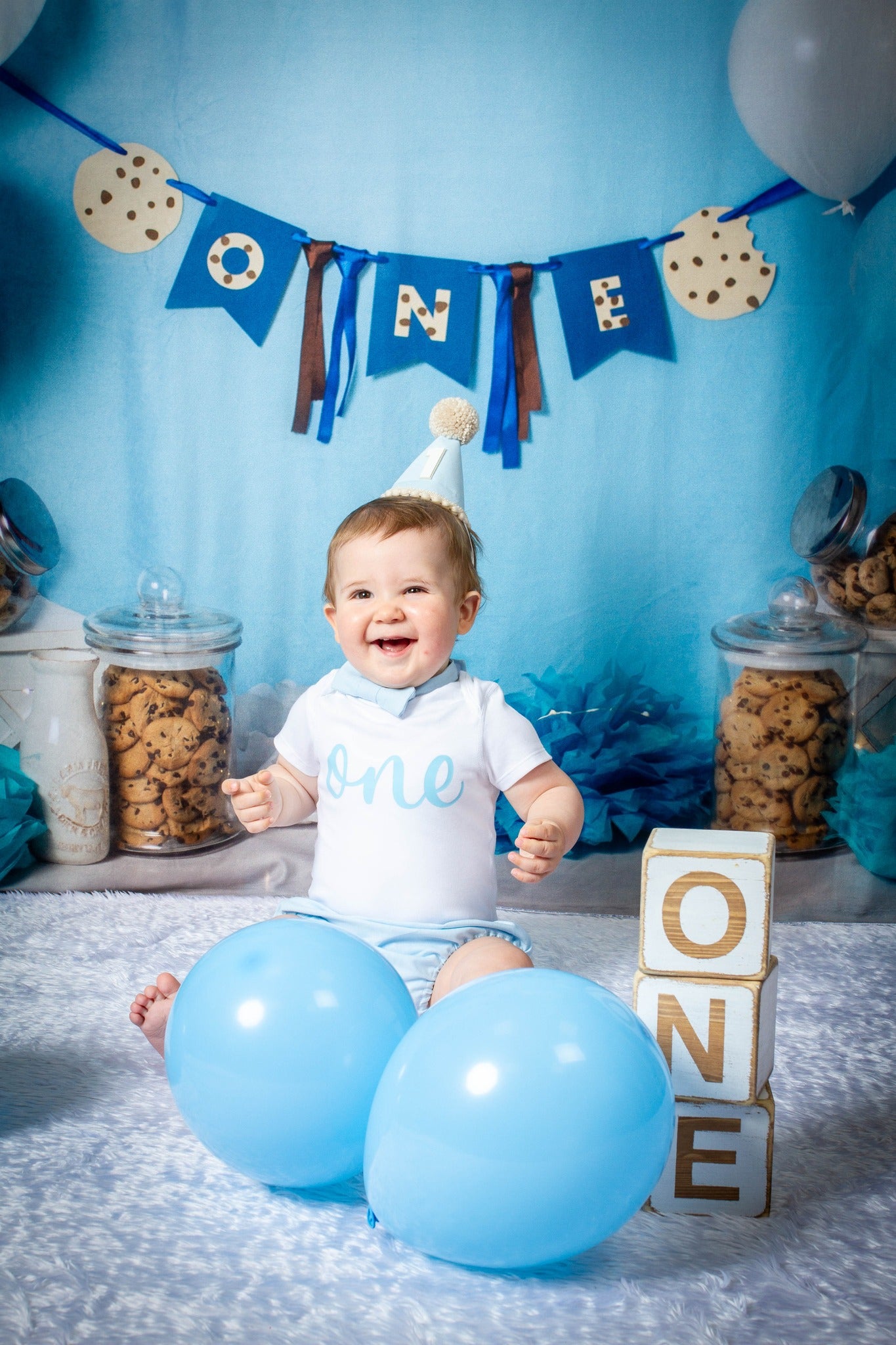 Kate Plätzchen Monster Kinder Hintergrund Geburtstag von Laura Lee Photography - Kate Backdrop.de