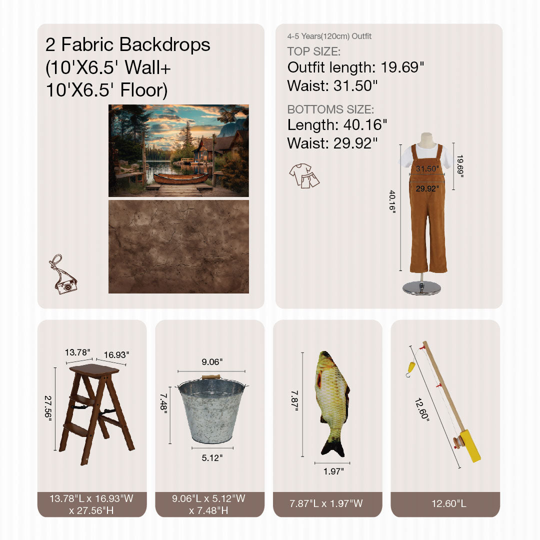 Kate Wild Fishing Foto-Kit - Kate Backdrop.de