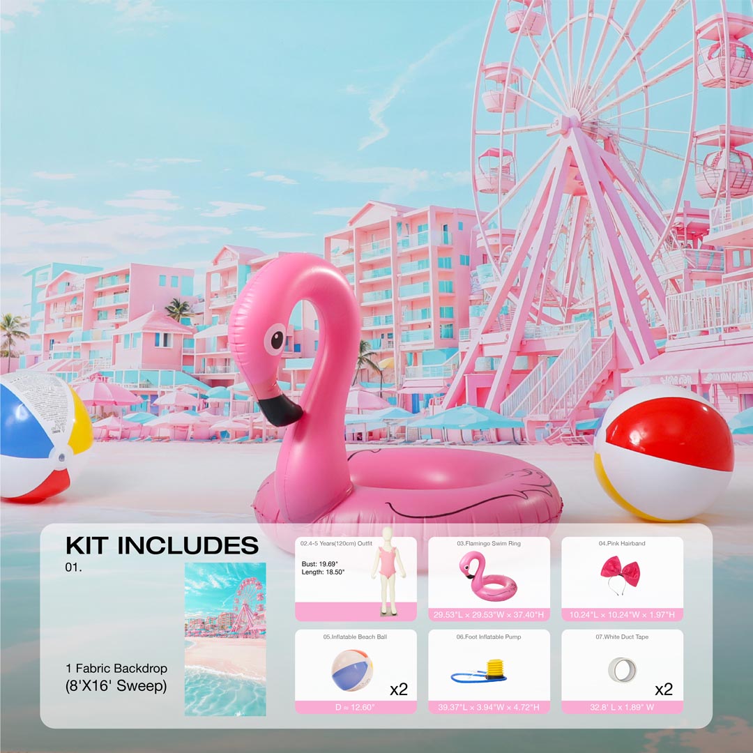 Kate Sommer rosa Süßigkeiten Photo Kit - Kate Backdrop.de