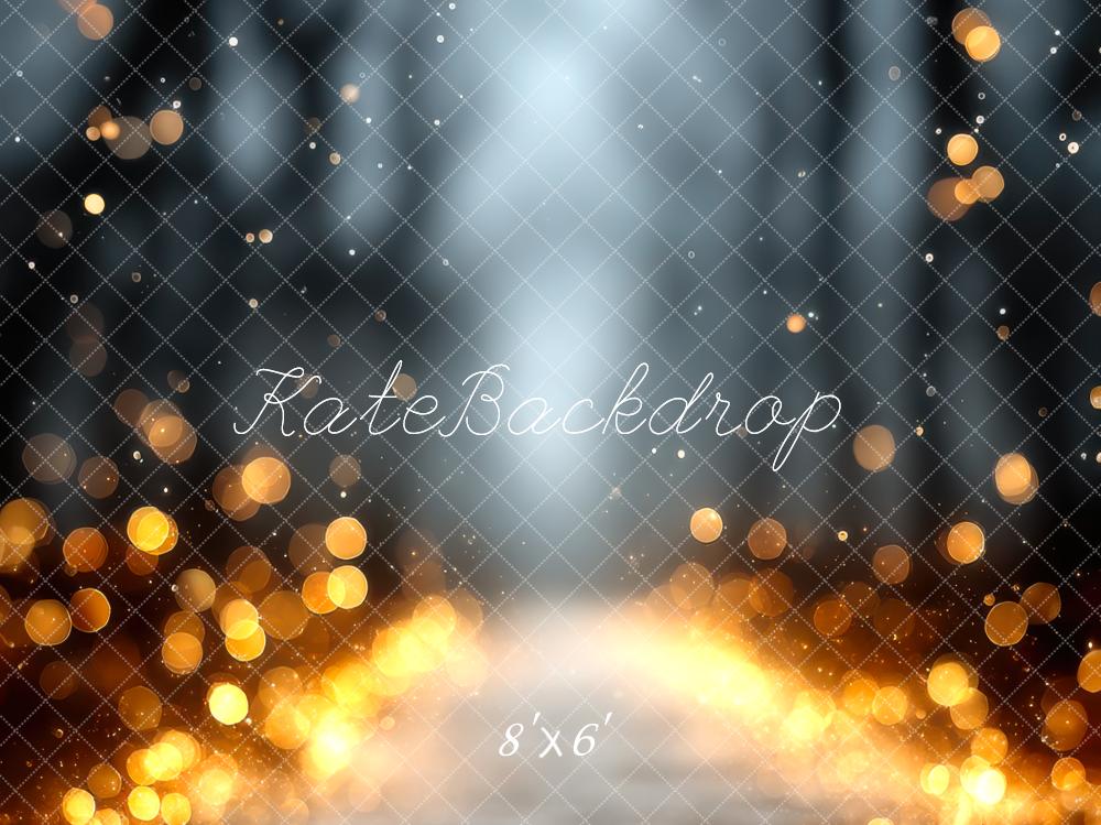 Kate Abstrakte Bokeh Lichter Gold Hintergrund Entworfen von Mini MakeBelieve