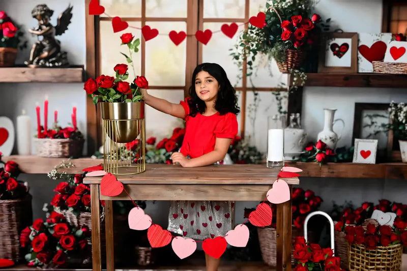 🔥50%OFF-Kate Valentinstag Rosen Regale Hintergrund - Kate Backdrop.de
