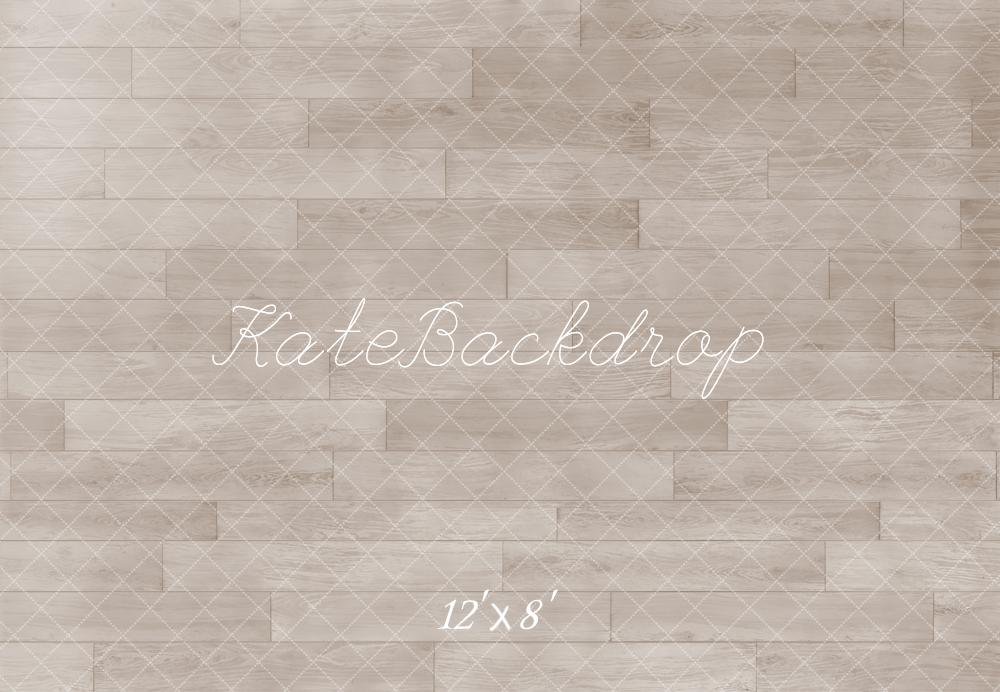 Kate Holz Planken Beige Fleece Hintergrund Entworfen von Kate Image