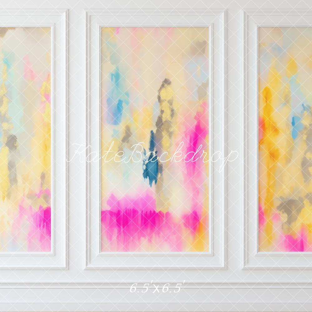 Kate Abstrakte Farbe Wandpaneel Pastell Hintergrund Entworfen von Mini MakeBelieve - Kate Backdrop.de