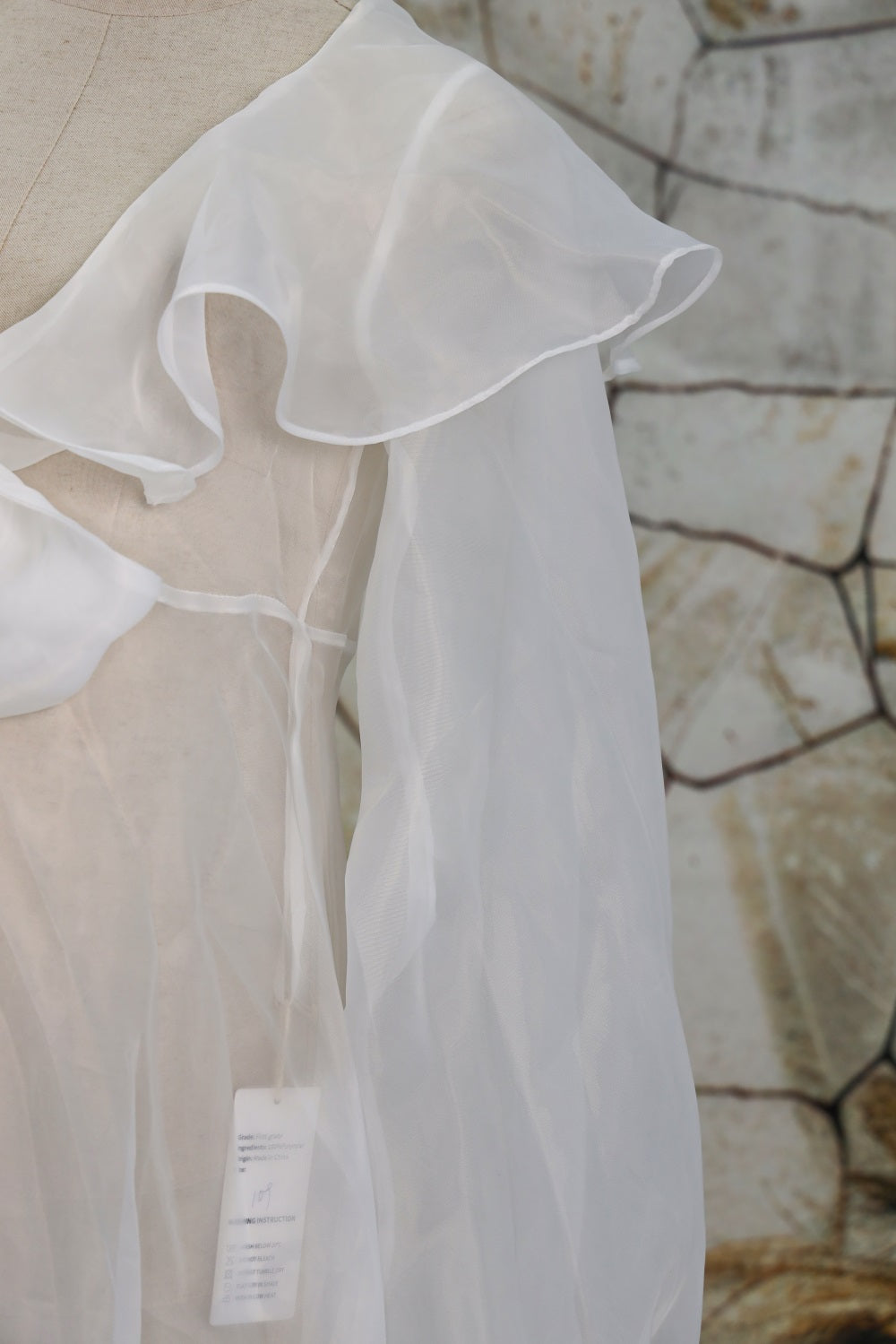 Kate Eugenia Ruffled Trailing Multi Color Maternity Photoshoot Dress - Kate Backdrop.de