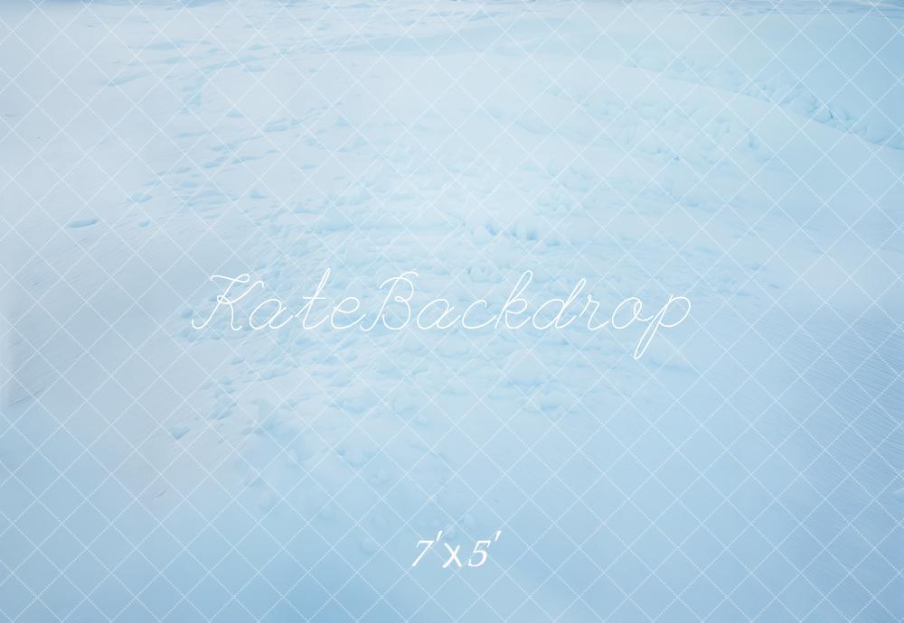 Kate Winter Schnee Textur Blau Hintergrund Entworfen von Kate Image - Kate Backdrop.de