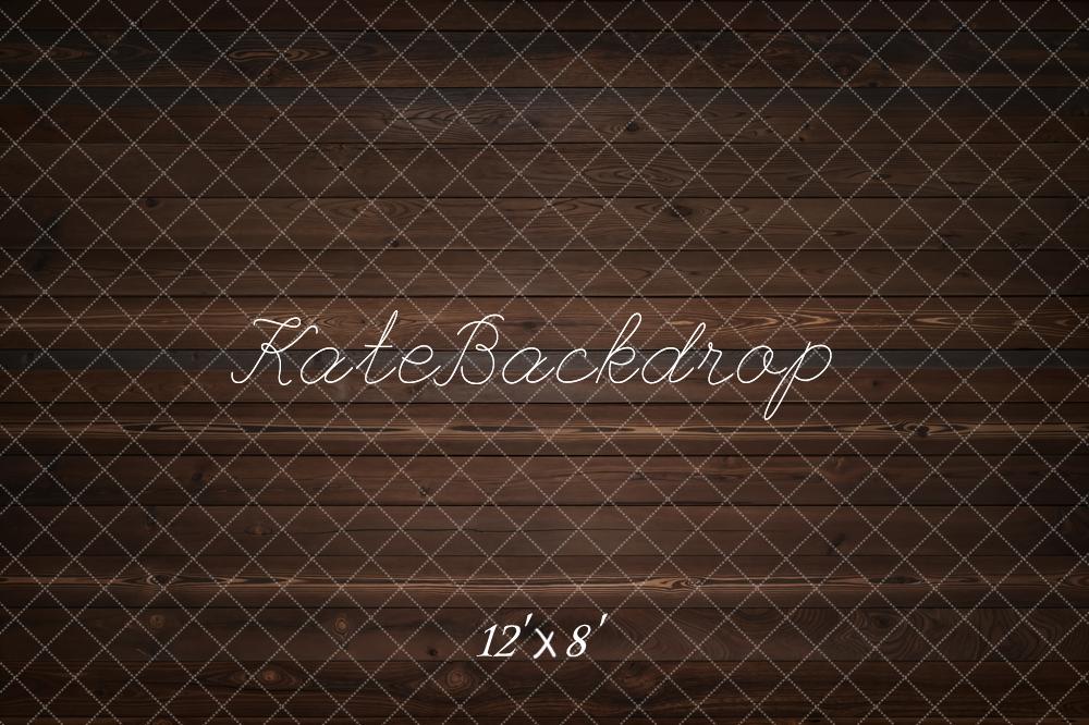 Kate Holz Bretter Dunkel Braun Fleece Hintergrund Entworfen von Kate Image - Kate Backdrop.de