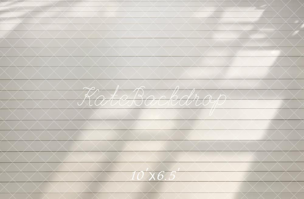 Kate Weiß Holzlatten Lichtreflexion Hintergrund Entworfen von Kate Image - Kate Backdrop.de