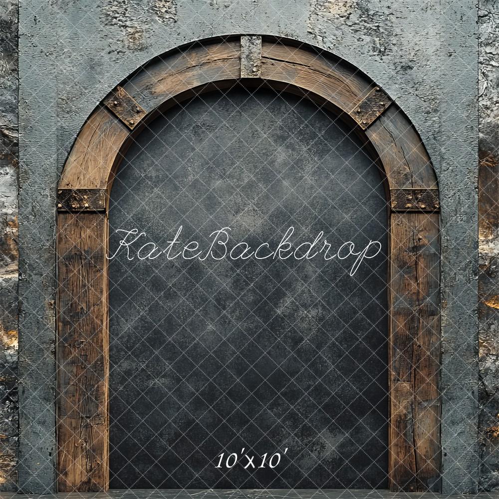 Kate Stein Textur Bogen Rustikal Hintergrund Entworfen von Mini MakeBelieve - Kate Backdrop.de