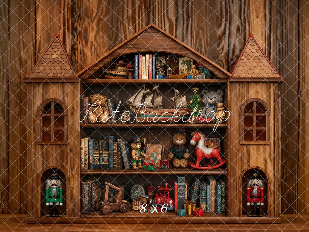 ⚡Blitzangebote #1-Kate Kinder Bücherregal Spielzeug Holz Hintergrund Entworfen von Emetselch - Kate Backdrop.de