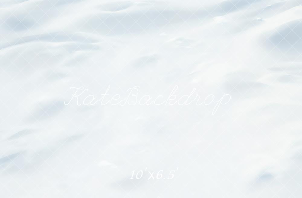 Kate Winter Schnee Textur Weiß Hintergrund Entworfen von Kate Image