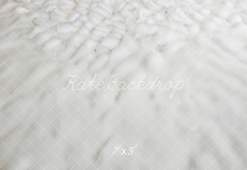 Kate Winter Schnee Textur Weiß Hintergrund Entworfen von Kate Image - Kate Backdrop.de