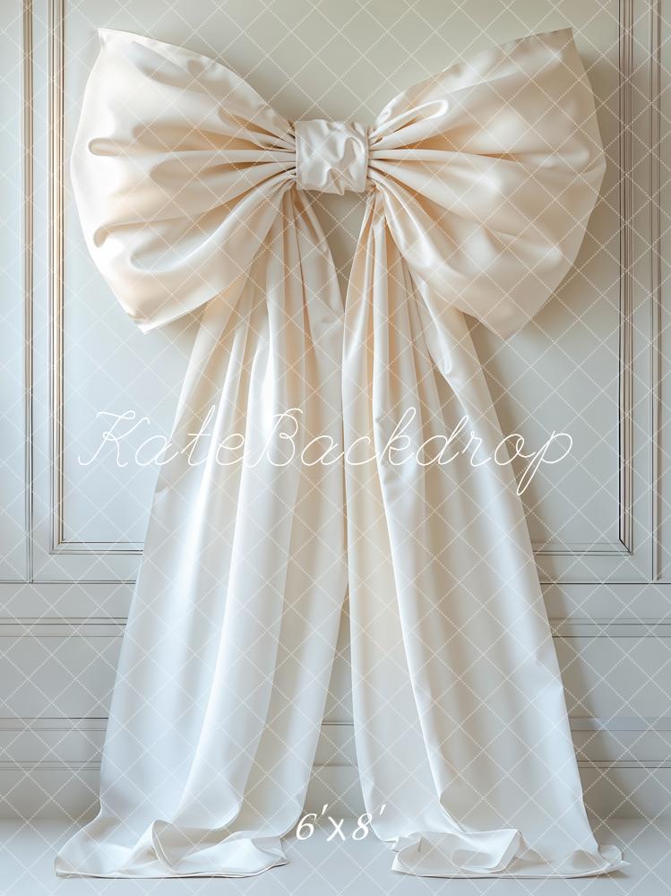 Kate Hochzeit Riesige Stoffschleife Elegant Hintergrund Entworfen von Emetselch - Kate Backdrop.de