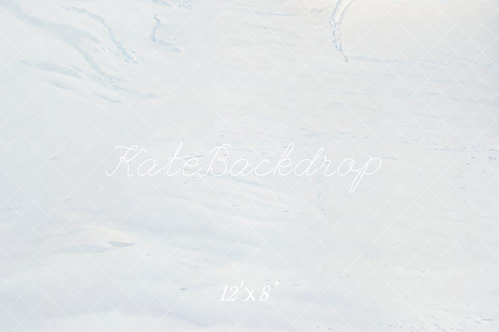 Kate Winter Schnee Textur Weiß Fleece Hintergrund Entworfen von Kate Image