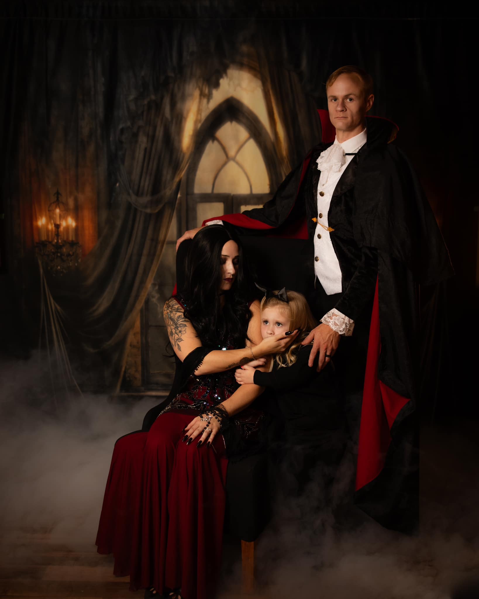 Kate Halloween Dunkler Bühnenvorhang Hintergrund von Emetselch - Kate Backdrop.de