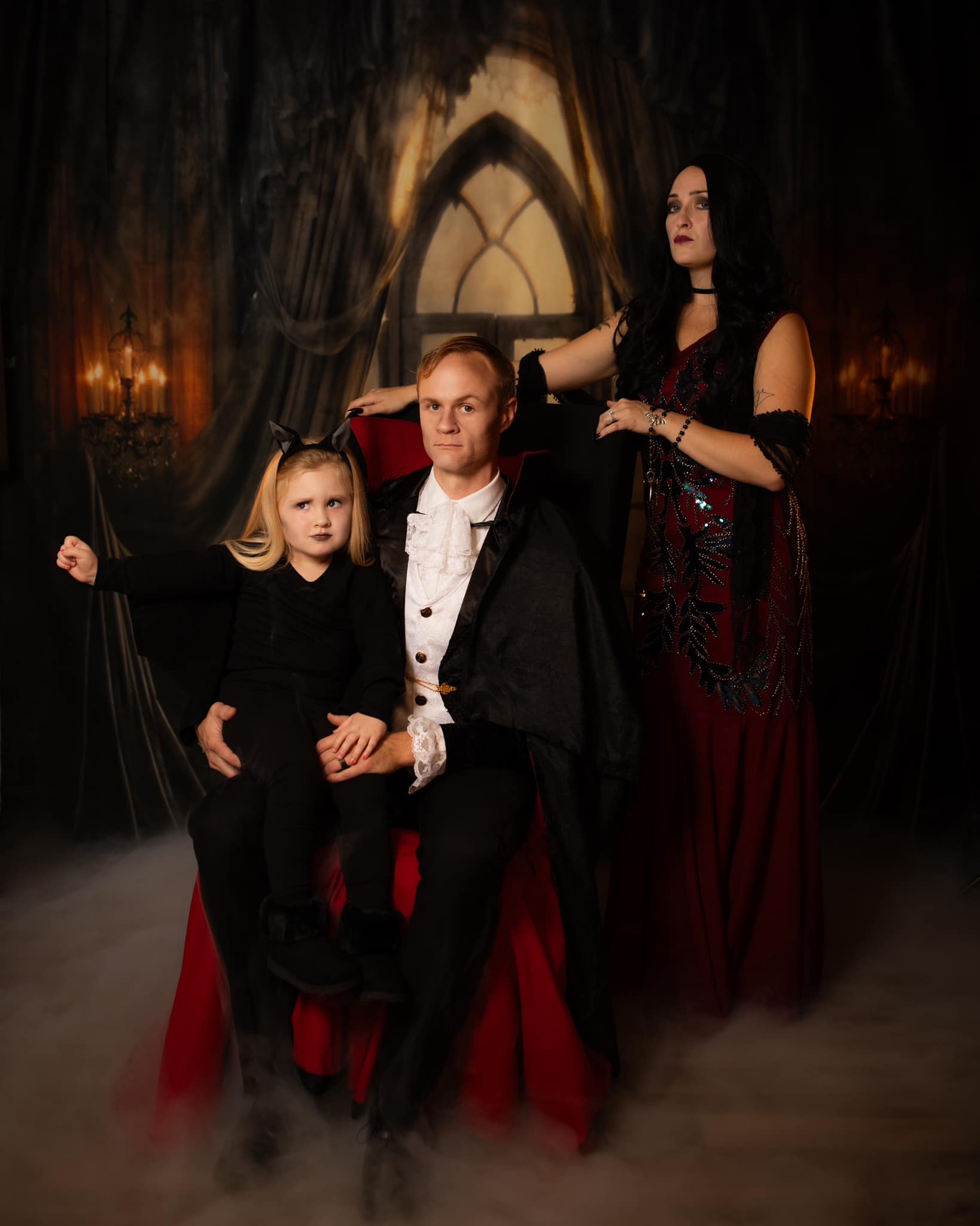 Kate Halloween Dunkler Bühnenvorhang Hintergrund von Emetselch - Kate Backdrop.de