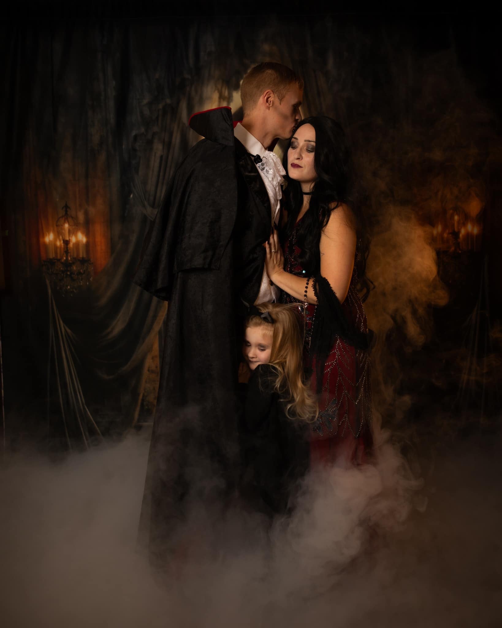 Kate Halloween Dunkler Bühnenvorhang Hintergrund von Emetselch - Kate Backdrop.de