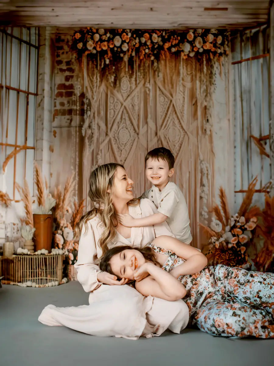 Kate Boho Blume Vorhänge Hintergrund von Emetselch - Kate Backdrop.de