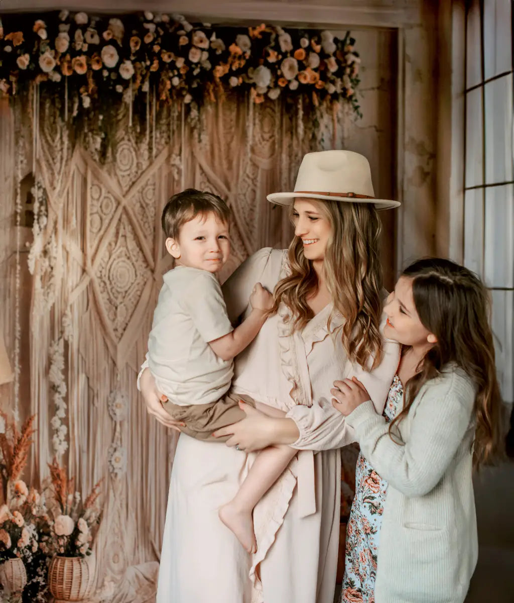 Kate Boho Blume Vorhänge Hintergrund von Emetselch - Kate Backdrop.de