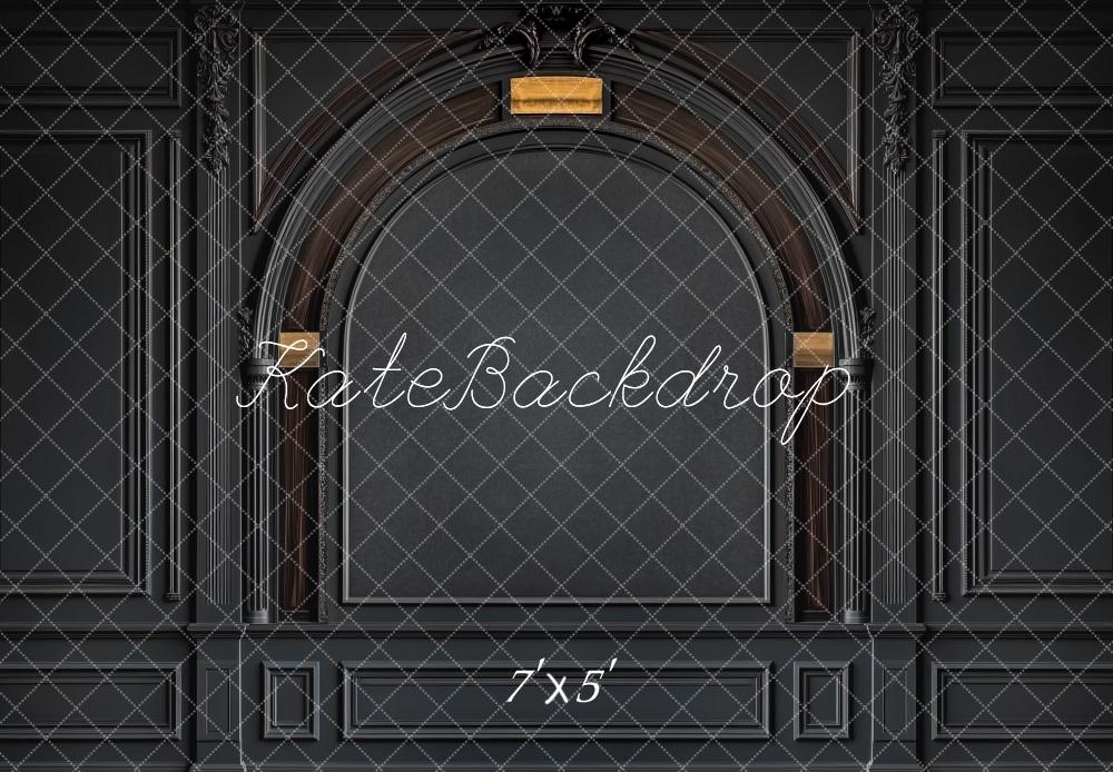 Kate Fine Art Dunkle Bogenwand Elegant Hintergrund Entworfen von Mini MakeBelieve