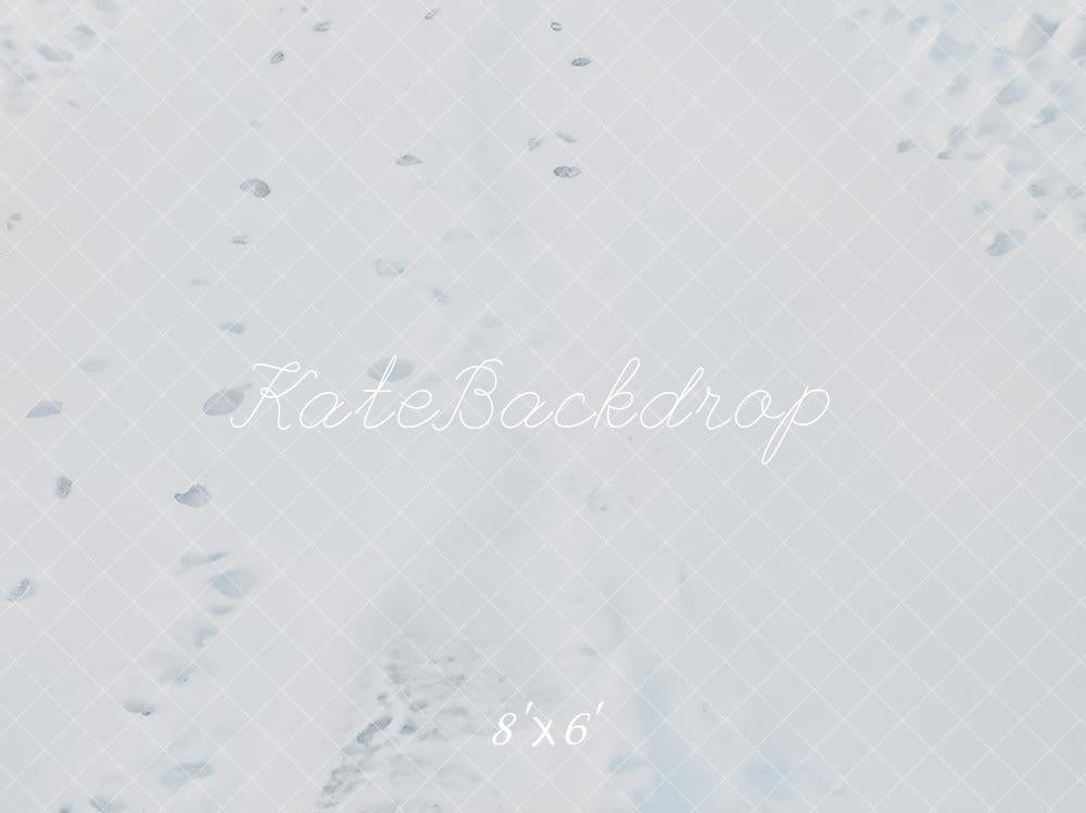 Kate Winter Schnee Fußspuren Minimalistisch Hintergrund Entworfen von Kate Image - Kate Backdrop.de
