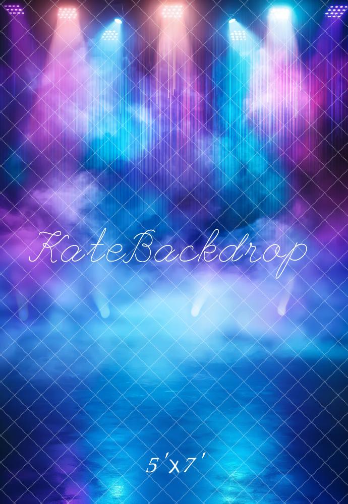 Kate Bühne Scheinwerfer Nebel Bunt Hintergrund Entworfen von Emetselch