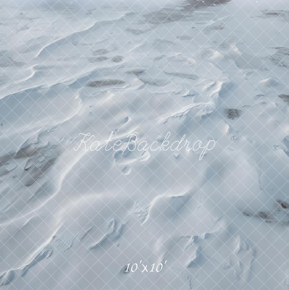 Kate Winter Schnee Landschaft Weiß Hintergrund Entworfen von Kate Image