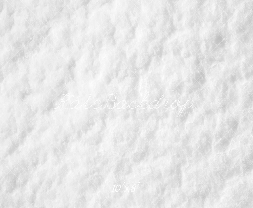 Kate Winter Schnee Textur Weiß Fleece Hintergrund Entworfen von Kate Image - Kate Backdrop.de
