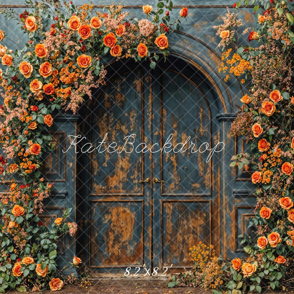 Kate Vintage Tür Blumen Ranke Hintergrund Entworfen von Emetselch - Kate Backdrop.de