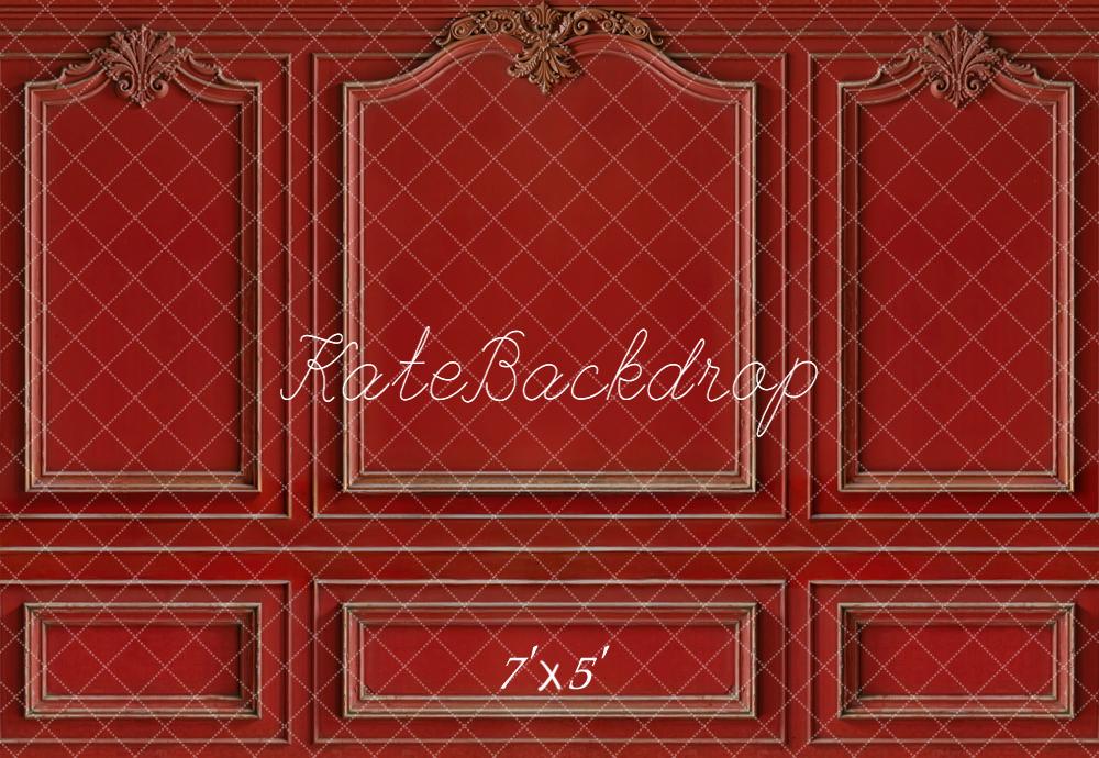 Kate Barock Wand Ornamente Rot Hintergrund Entworfen von Kate Image - Kate Backdrop.de