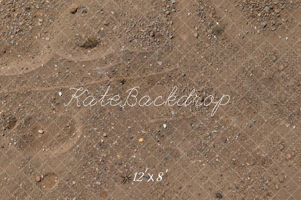 Kate Sand Kies Textur Braun Fleece Hintergrund Entworfen von Kate Image - Kate Backdrop.de