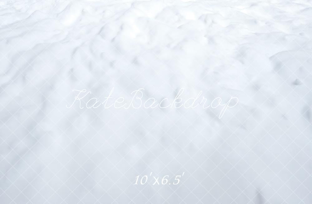 Kate Winter Schnee Boden Weiß Hintergrund Entworfen von Kate Image