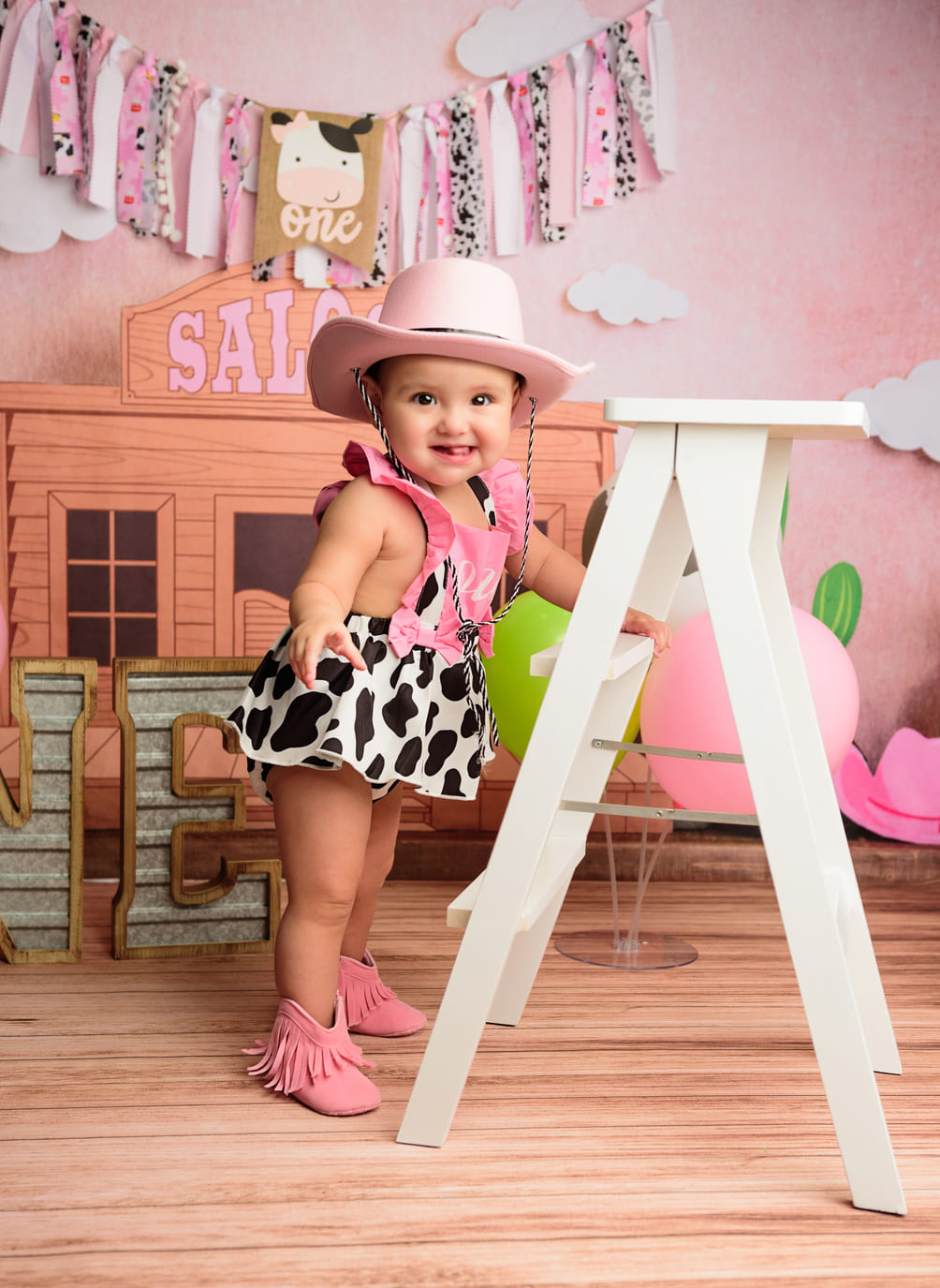 Kate Weiße hölzerne Leiter Fotografie Requisiten - Kate Backdrop.de