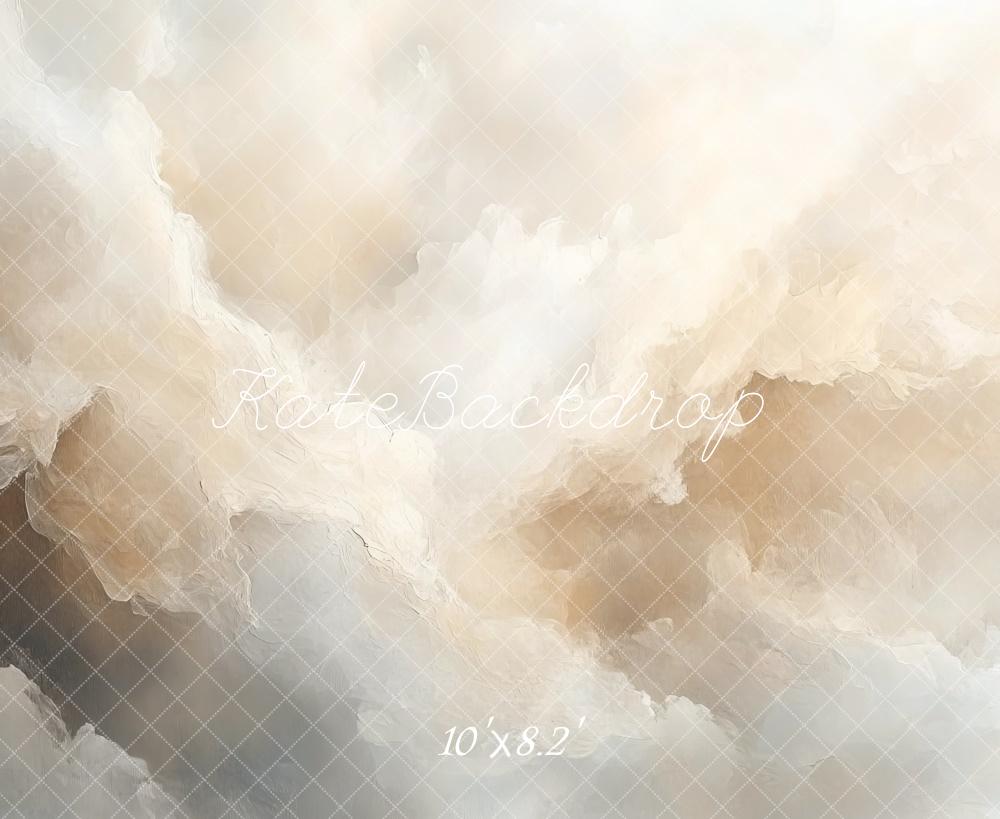 Kate Abstrakt Wolken Pastell Hintergrund Entworfen von Mini MakeBelieve