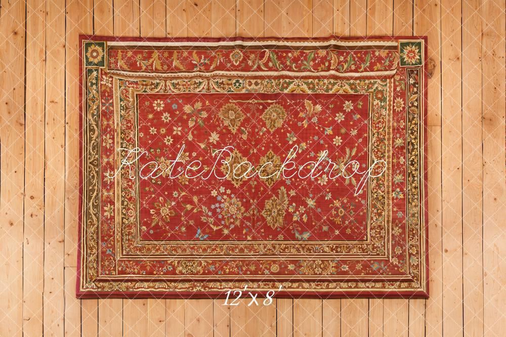 Kate Teppich Holz Textur Vintage Fleece Hintergrund Entworfen von Emetselch - Kate Backdrop.de