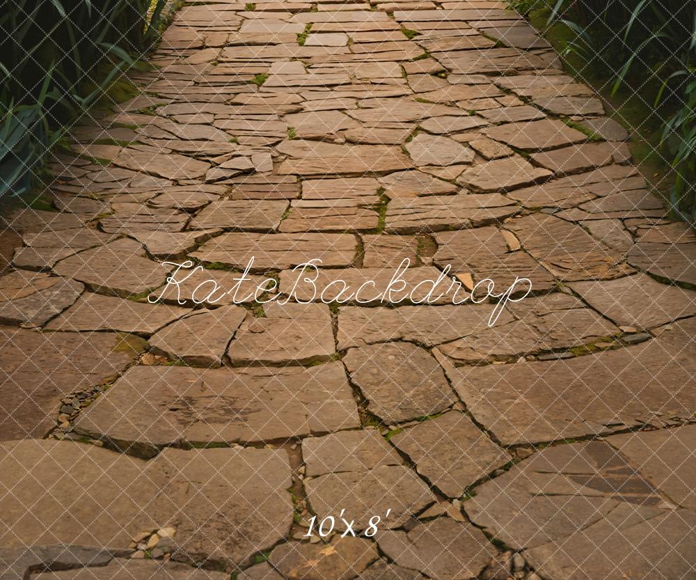 Kate Steinweg Kopfsteinpflaster Braun Hintergrund Entworfen von Kate Image - Kate Backdrop.de