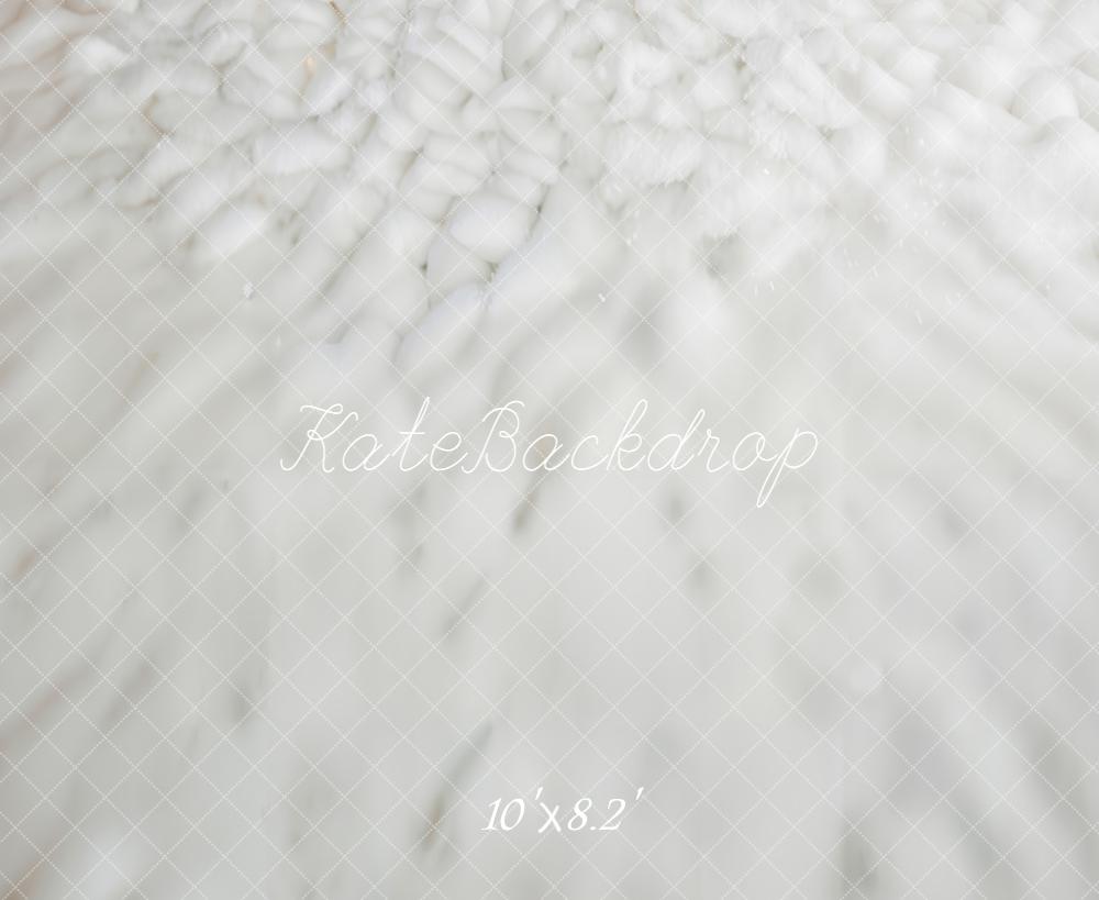 Kate Winter Schnee Textur Weiß Hintergrund Entworfen von Kate Image - Kate Backdrop.de