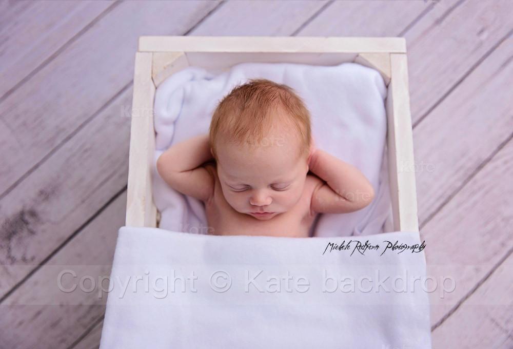 Katebackdrop:Kate Gray Rustic Wood Computer Printed Rubber Floor Mat