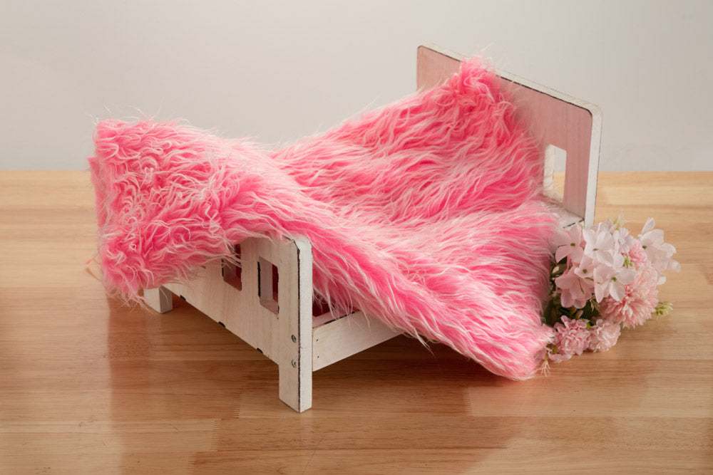 Kate Various Colors Faux Fur Blanket Props for Baby Photography - Kate Backdrop.de