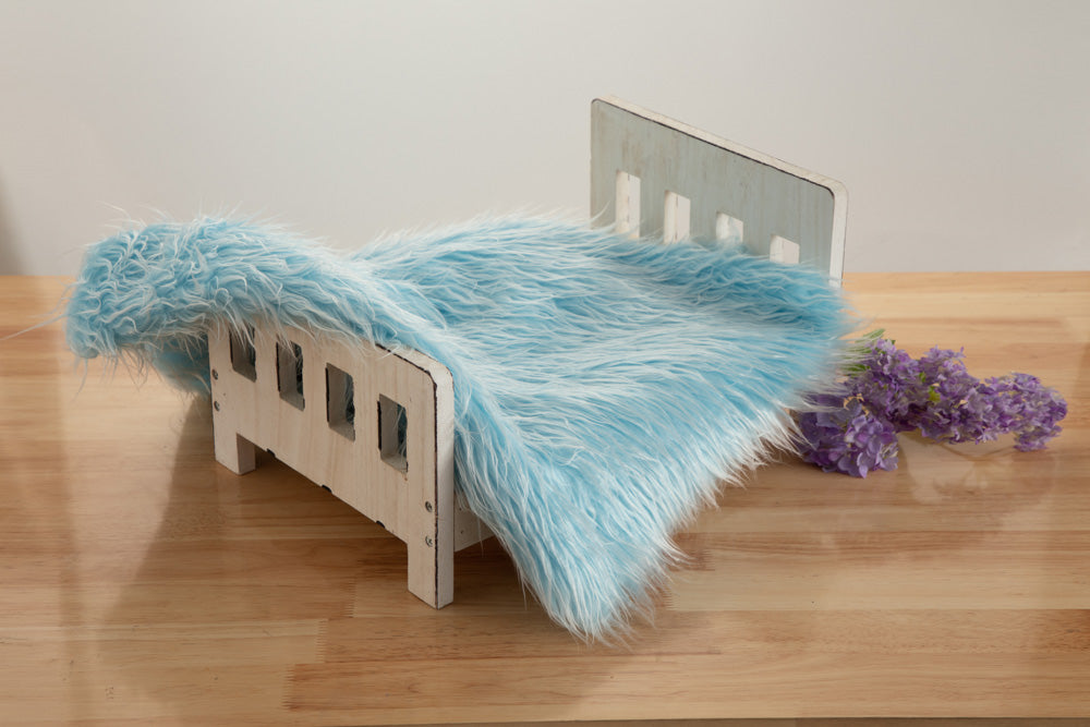Kate Various Colors Faux Fur Blanket Props for Baby Photography - Kate Backdrop.de
