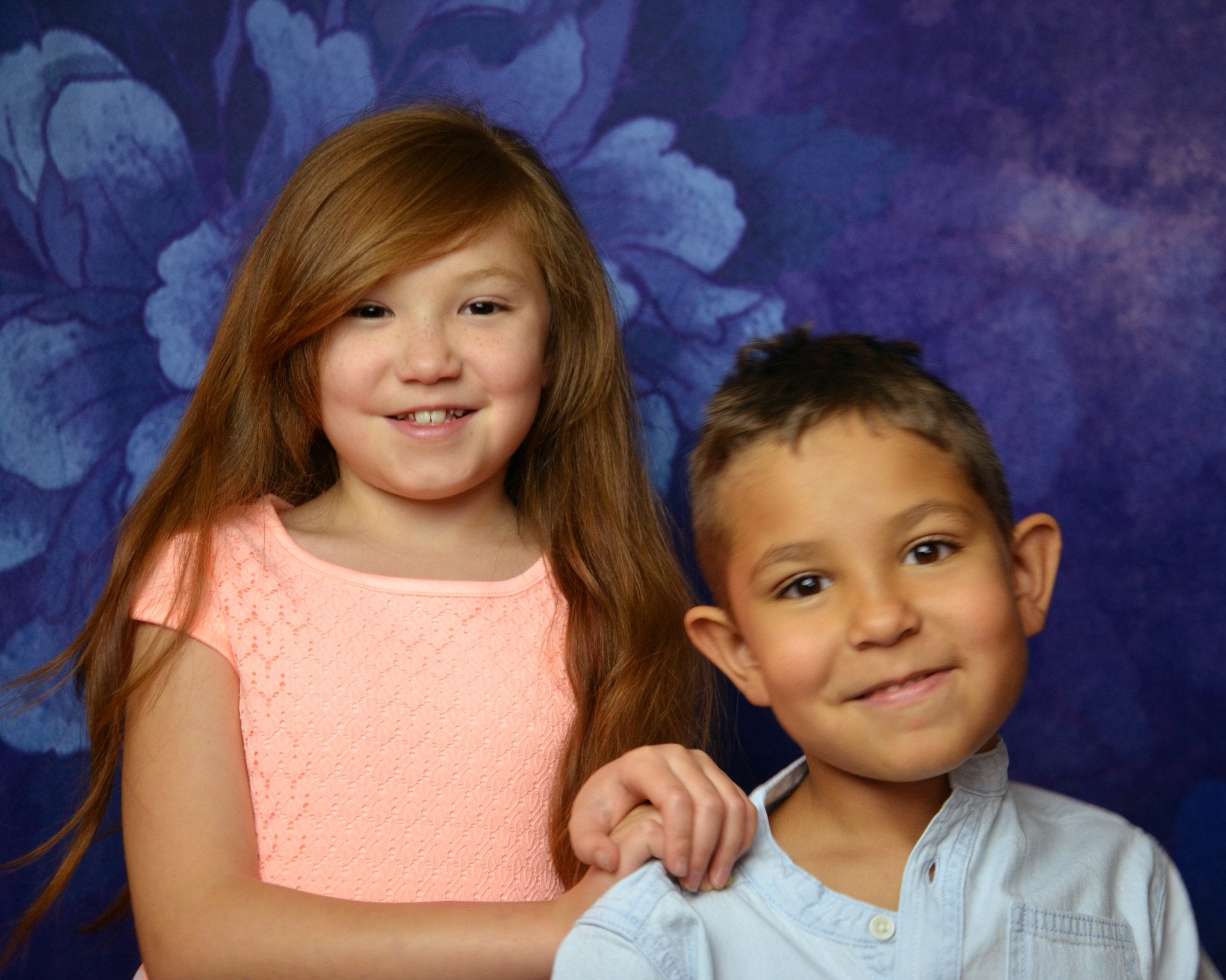 Kate Blumen Hintergrund Blau Entworfen von Jia Chan Fotografie - Kate Backdrop.de